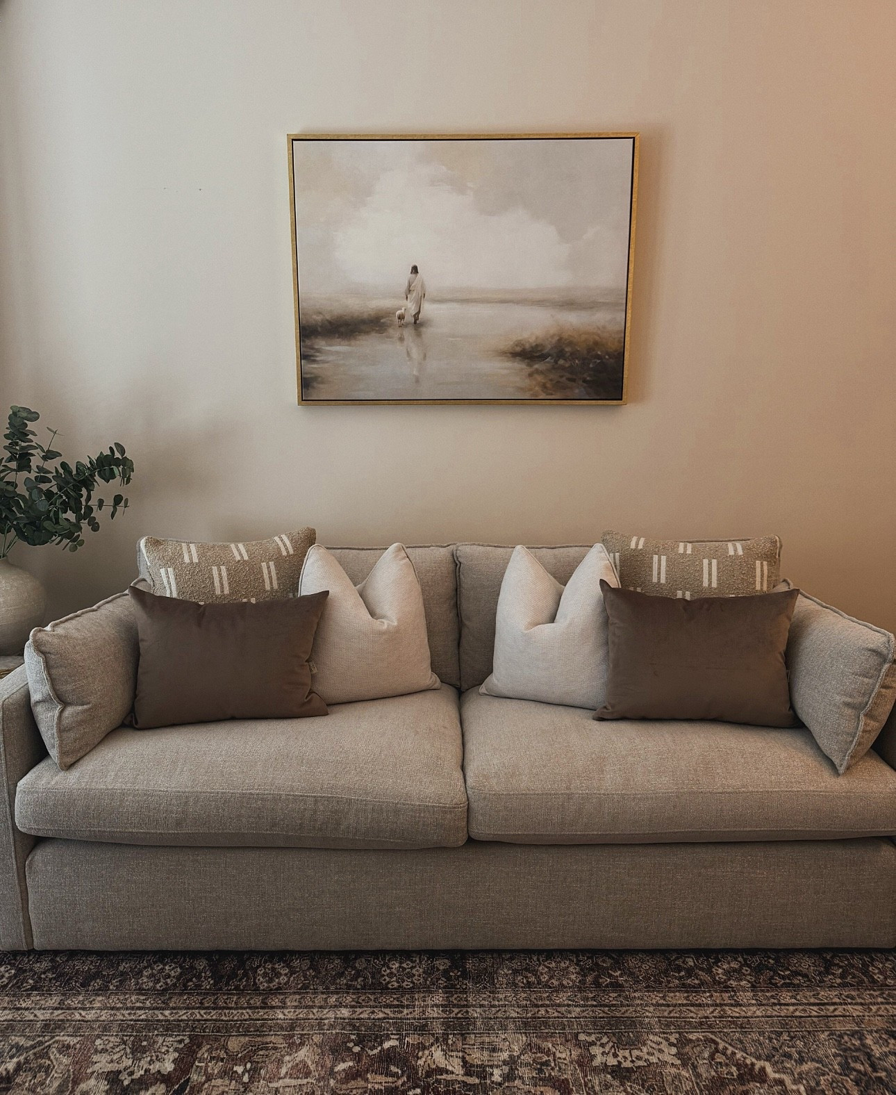 my most requested link lately has been this christian artwork frame 🤍 i absolutely love it. 

home favorites, frame art, home decor, home inspo, couch, pillows, amazon home, jesus painting, target home, affordable rug, neutral decor

#LTKSeasonal #LTKU #LTKHome