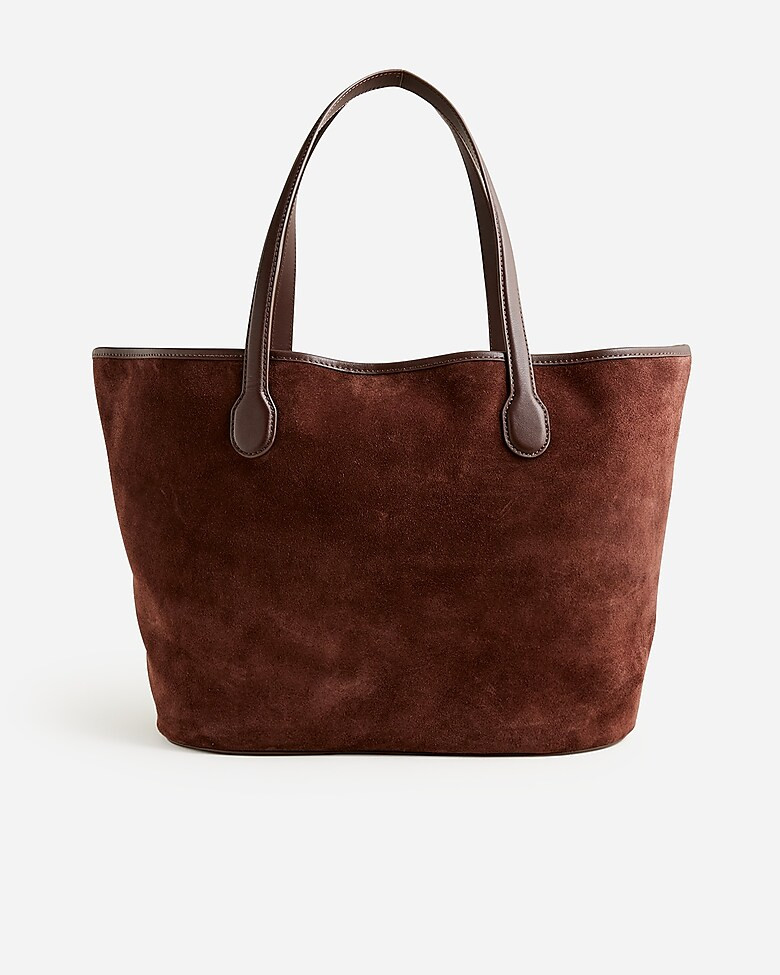 Berkeley tote in leather and suede | J. Crew US