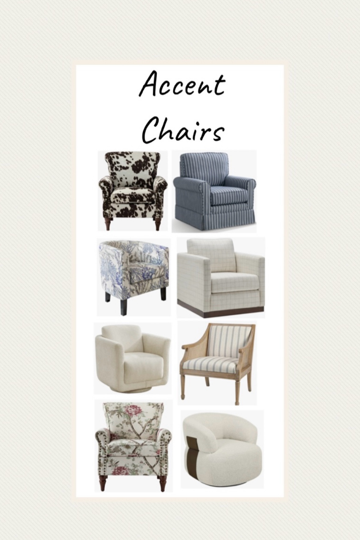 Gorgeous accent chairs 



#LTKHome