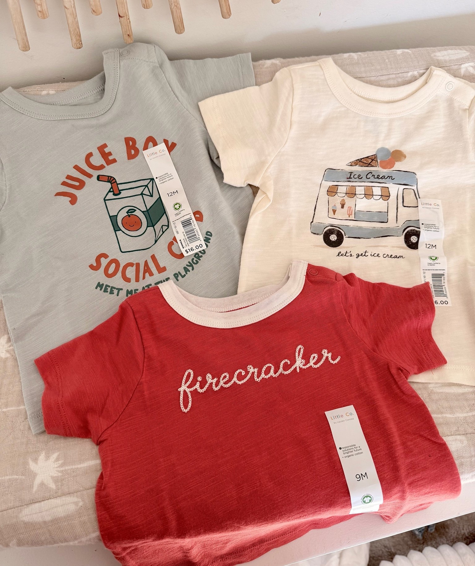 The cutest baby boy shirts from Little Co at Kohl’s for baby boys on sale!