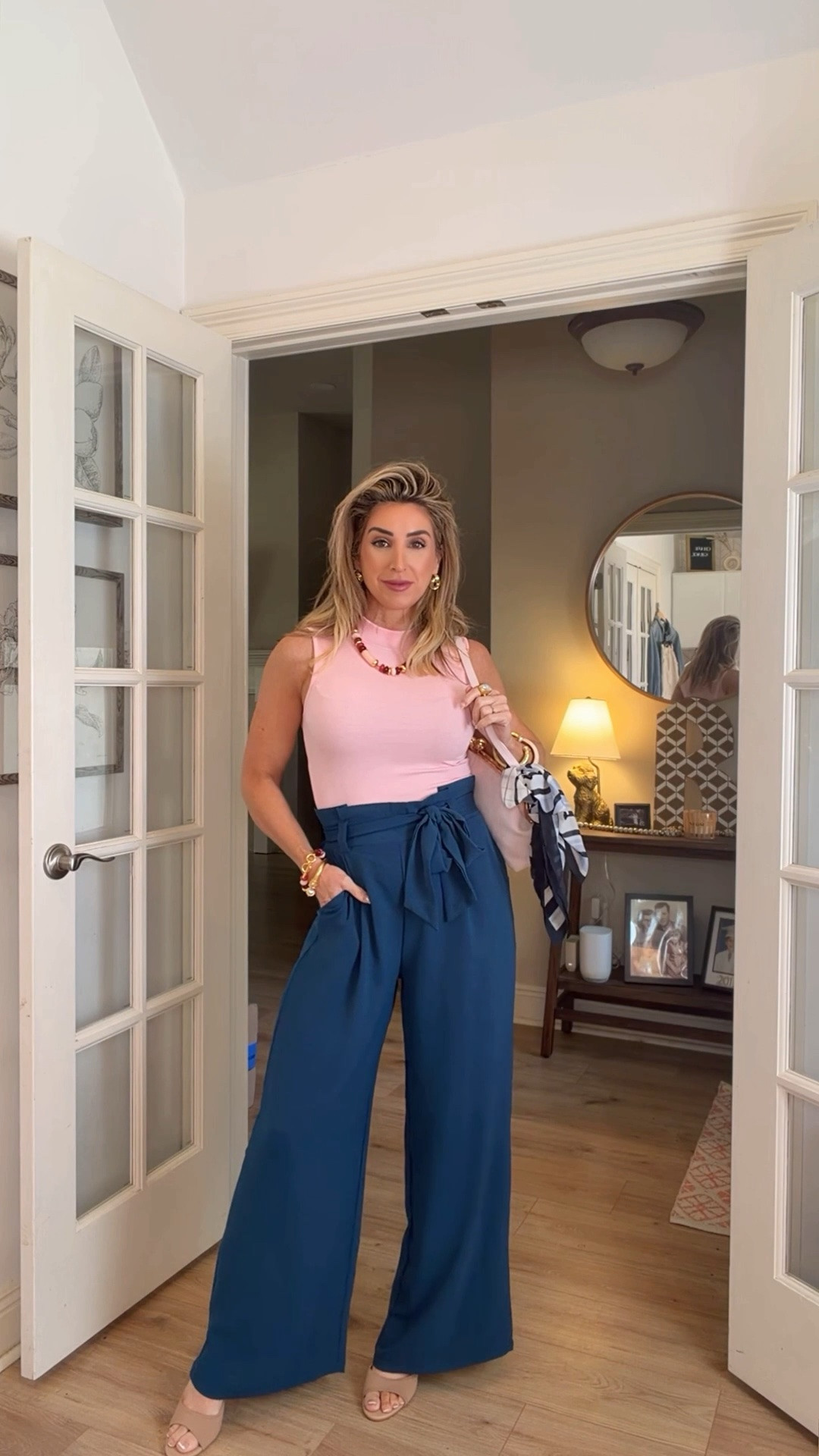 Both of these looks are as comfortable as they are cute! 10/10 on both pairs of these elastic waist pants. 🙌🏻

Summer outfits, gingham loungewear pants, lounge pants, cropped gingham pants, sandals, nude heels, workwear, work outfits, summer outfits over 40, wide leg work pants

#LTKgrwm #LTKOver40 #LTKWorkwear