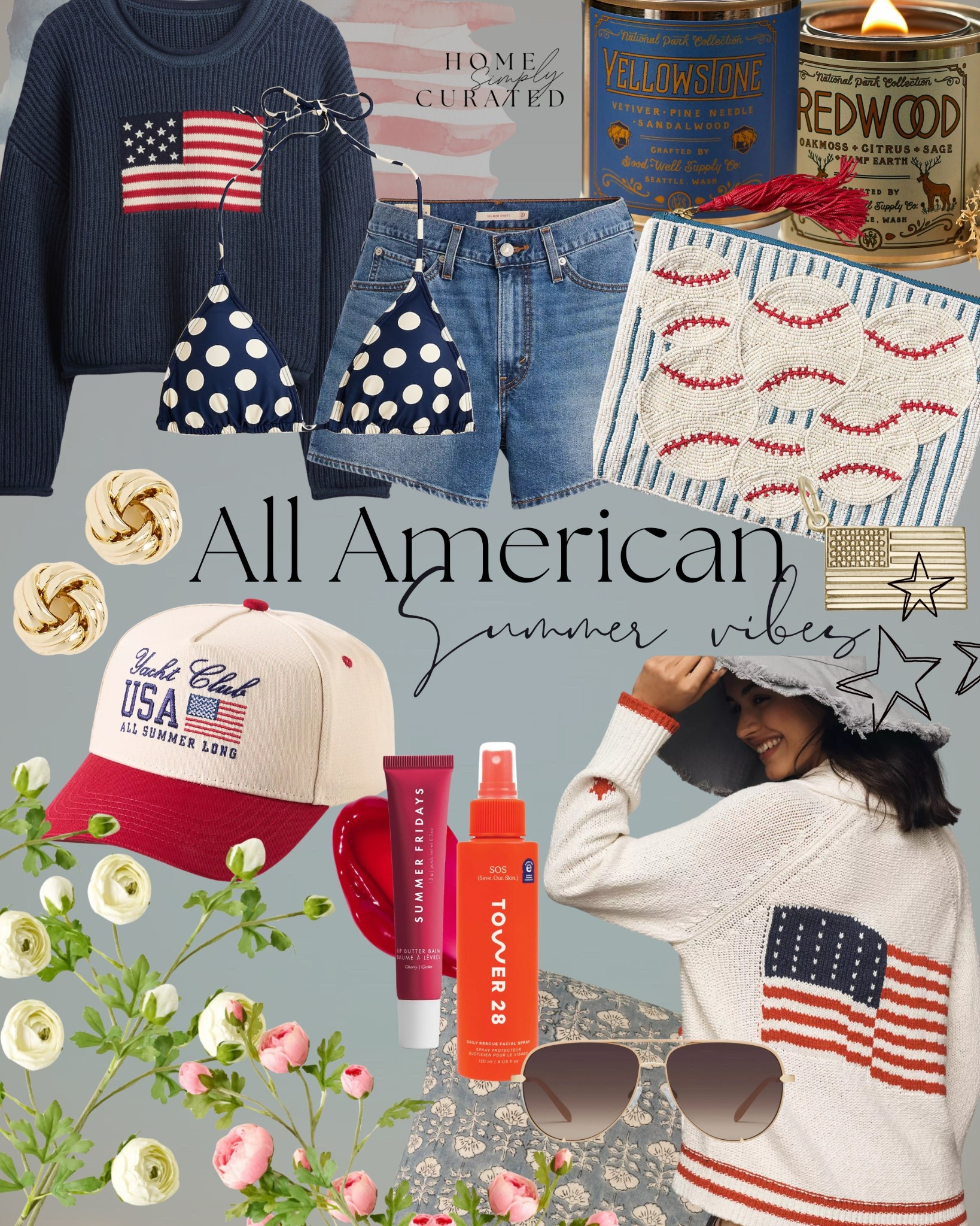 All American summer vibes!

Fourth of July clothes, July 4th outfit, American flag sweater 

#LTKStyleTip #LTKSeasonal #LTKGiftGuide