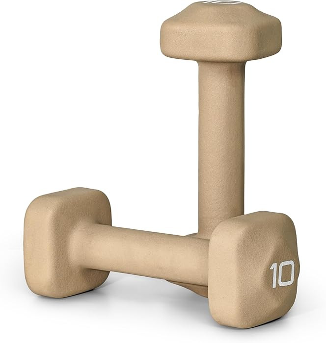 Tone Fitness Neoprene Dumbbell Weight Pairs with Anti-Roll Square Head | Multiple Options | Amazon (US)