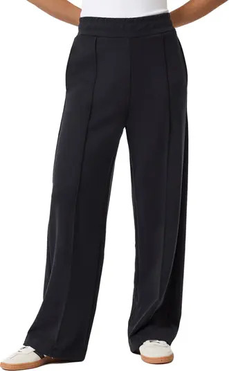 Pleated Straight Leg Pull-On Pants | Nordstrom