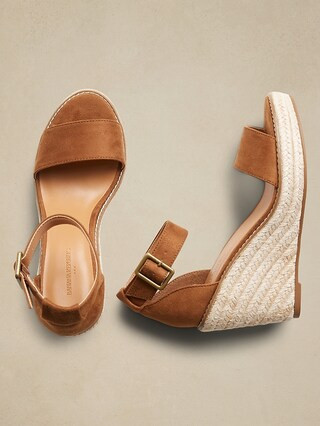 Faux Suede Espadrille | Banana Republic Factory