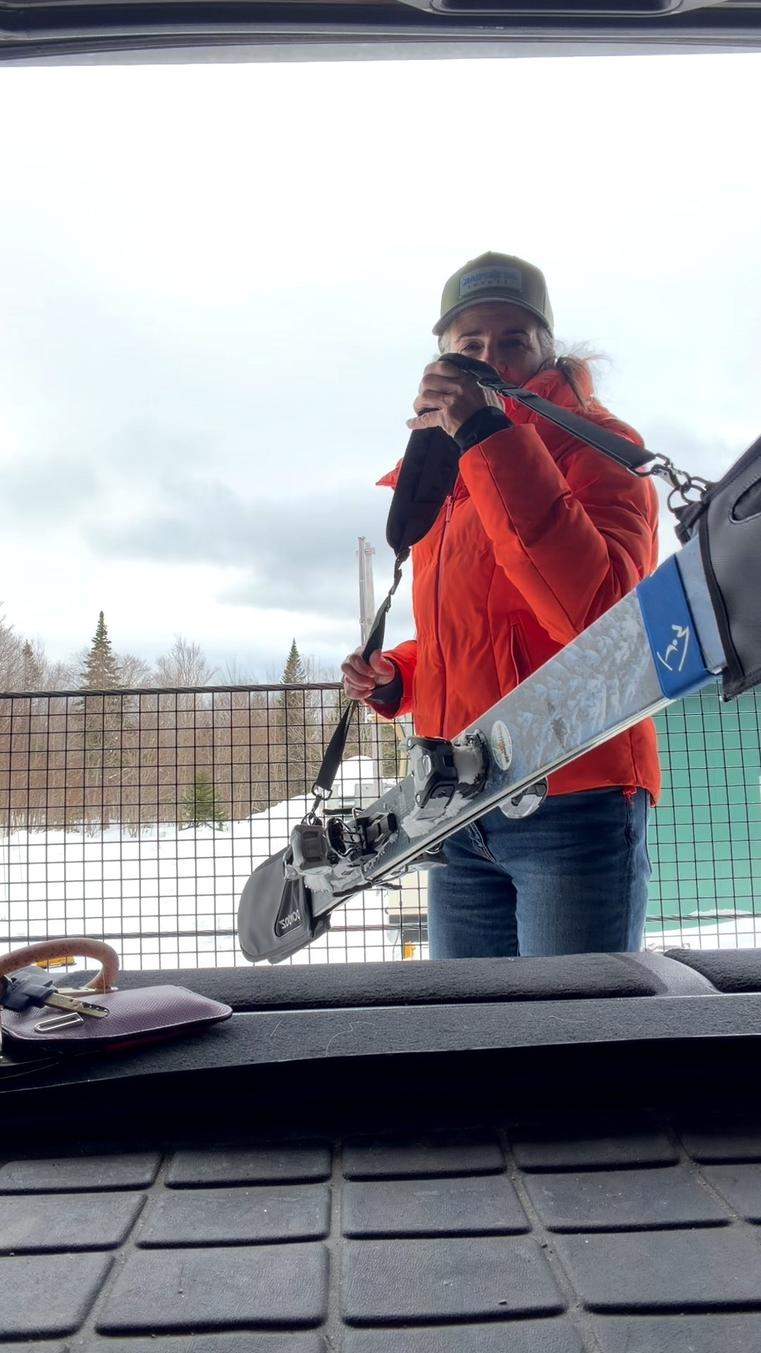 Loading up my skis safely with my Pondoz ski slippers. It keeps both me and my skis protected. That’s smart! 

#LTKTravel #LTKActive