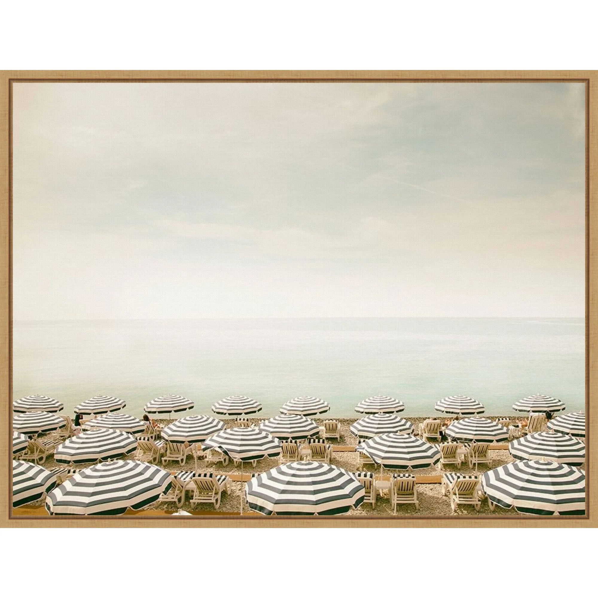 Seaside 4 (Beach) by Carina Okula - Floater Frame Photograph on Canvas | Wayfair North America