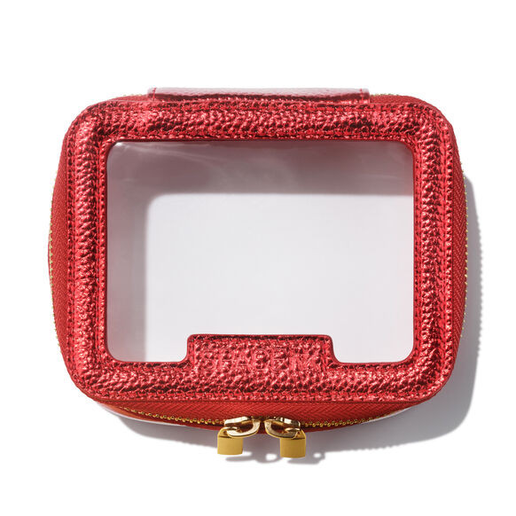 Mini Travel Bag - Metallic Red | Space NK - UK