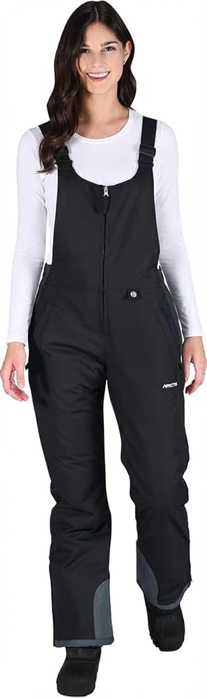 Arctix Women's Essential Insulated Ski Bibs, Water Resistant Snow Pants for Skiing & Snowboarding | Amazon (US)