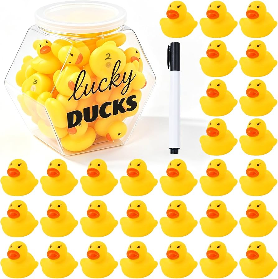 Lucky Ducks for Classroom, 30 Mini Rubber Ducks, Classroom Management Tools | Amazon (US)