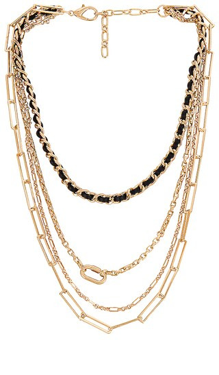 Layered Necklace in Gold | Revolve Clothing (Global)