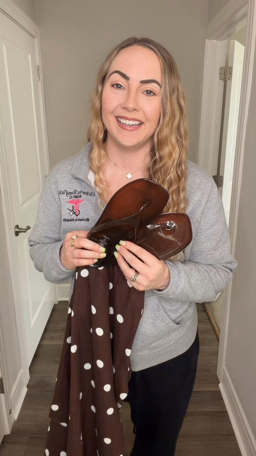 Soft blues + chocolate brown might be my new favorite combo 🤎🩵 The flowy top, polka dot pants, and fun accessories make this outfit feel so fun. Proof that mixing unexpected pieces can turn into the cutest look. @oldnavy 

#oldnavy #ootd #polkadots #outfitinspo #styleinspo



#LTKTall #LTKootd #LTKSeasonal