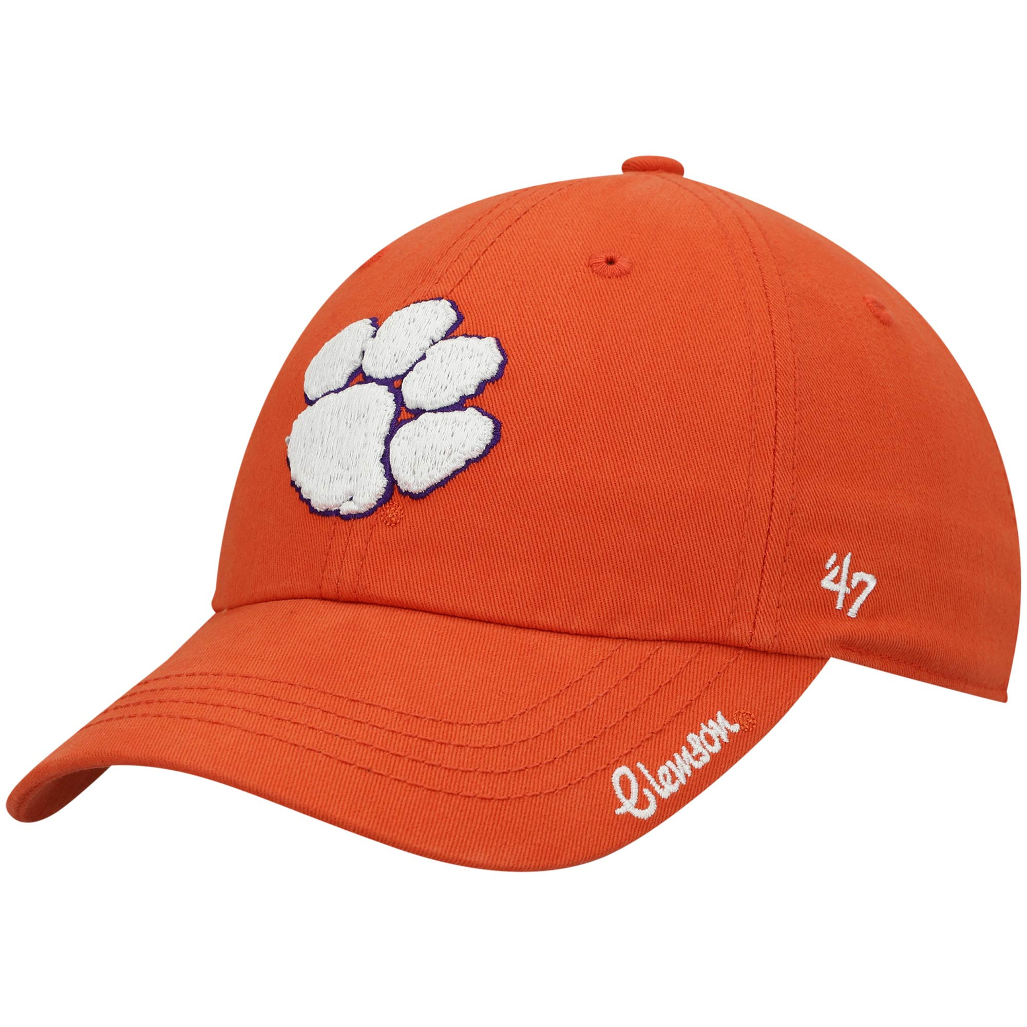 Clemson Tigers '47 Women's Miata Clean Up Logo Adjustable Hat - Orange | Fanatics
