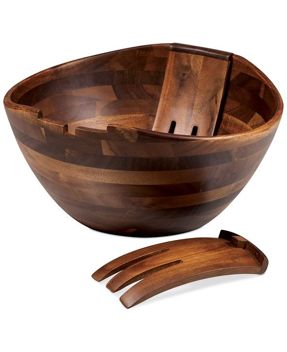 Heritage Collection by Fabio Viviani Acacia Wood 3-Piece Salad Set | Macys (US)