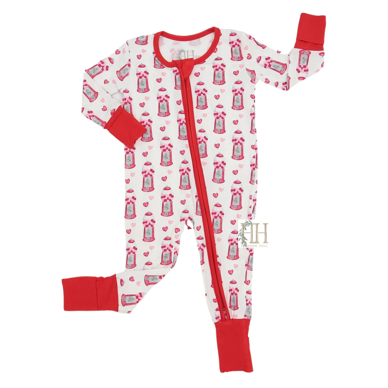 Gumball Machine Double Zipper Romper | Hamner Hill