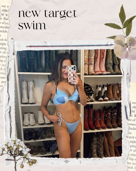 Denim look patchwork bikini!

Wearing a small

#LTKswim #LTKfindsunder50