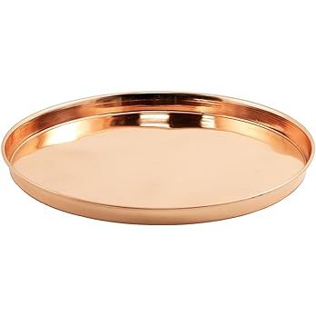 Achla Designs Round Tray, 12", Copper | Amazon (US)