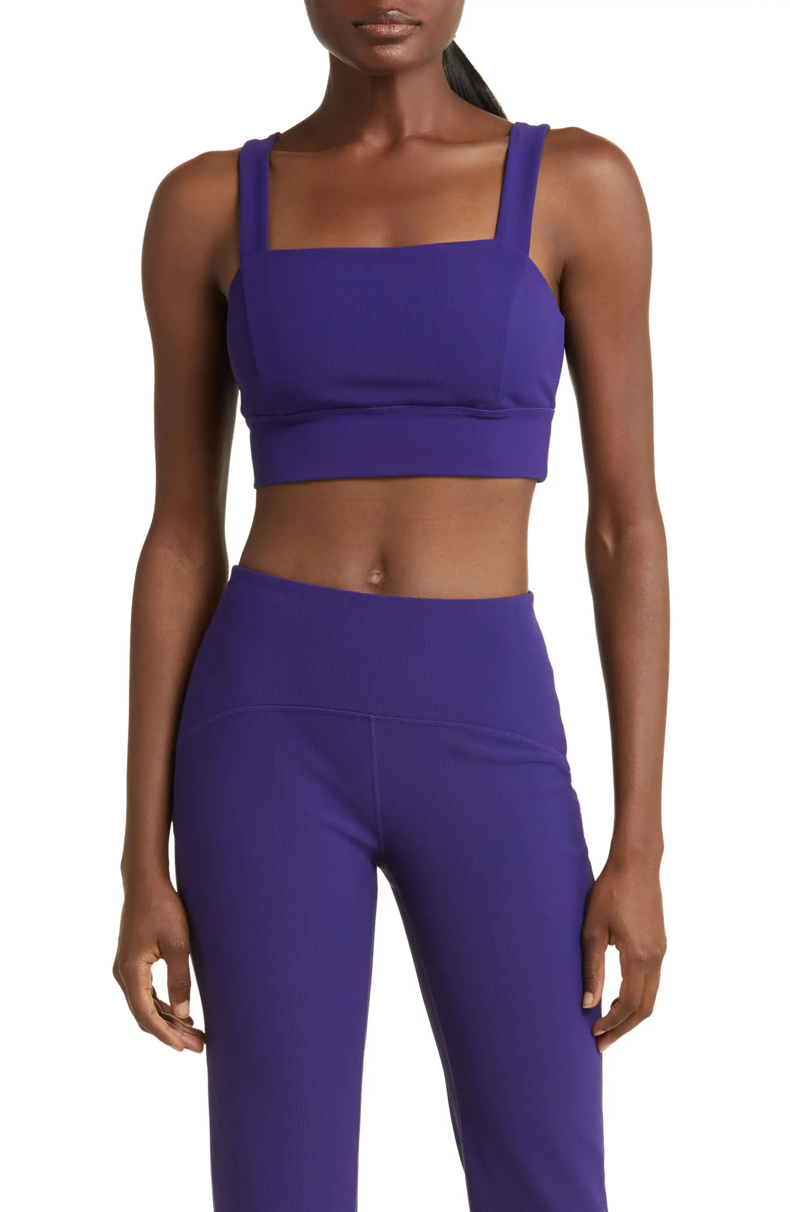 Luxe High Waist Rib Flare Leggings | Nordstrom