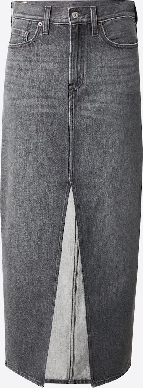 LEVI'S ® Rok 'Ankle Column Skirt' in Black Denim | ABOUT YOU NL