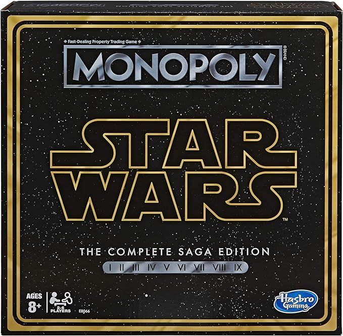 Monopoly: Star Wars Complete Saga Edition Board Game for Kids Ages 8 & Up (Amazon Exclusive) | Amazon (US)
