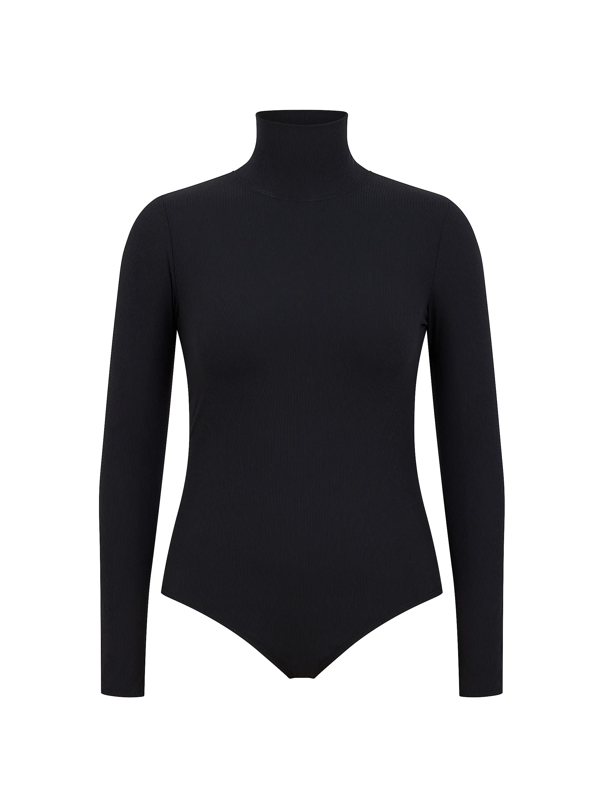 Rib-Knit Turtleneck Bodysuit | Saks Fifth Avenue