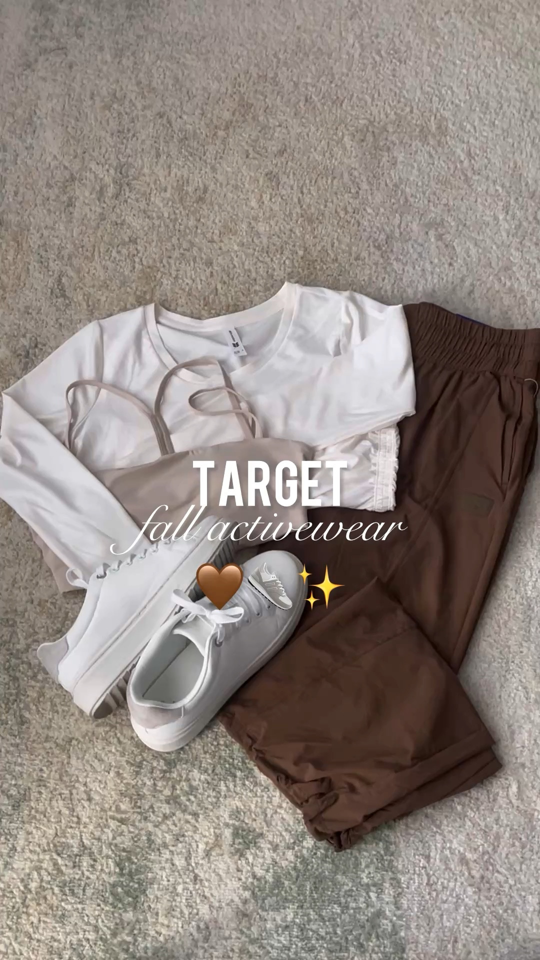 Fall activewear from Target 

Fall outfit  white sneakers  cargo pants  jogger pants  sports bra  fitness  gym outfit  workout clothes 

#LTKActive #LTKStyleTip #LTKSeasonal
