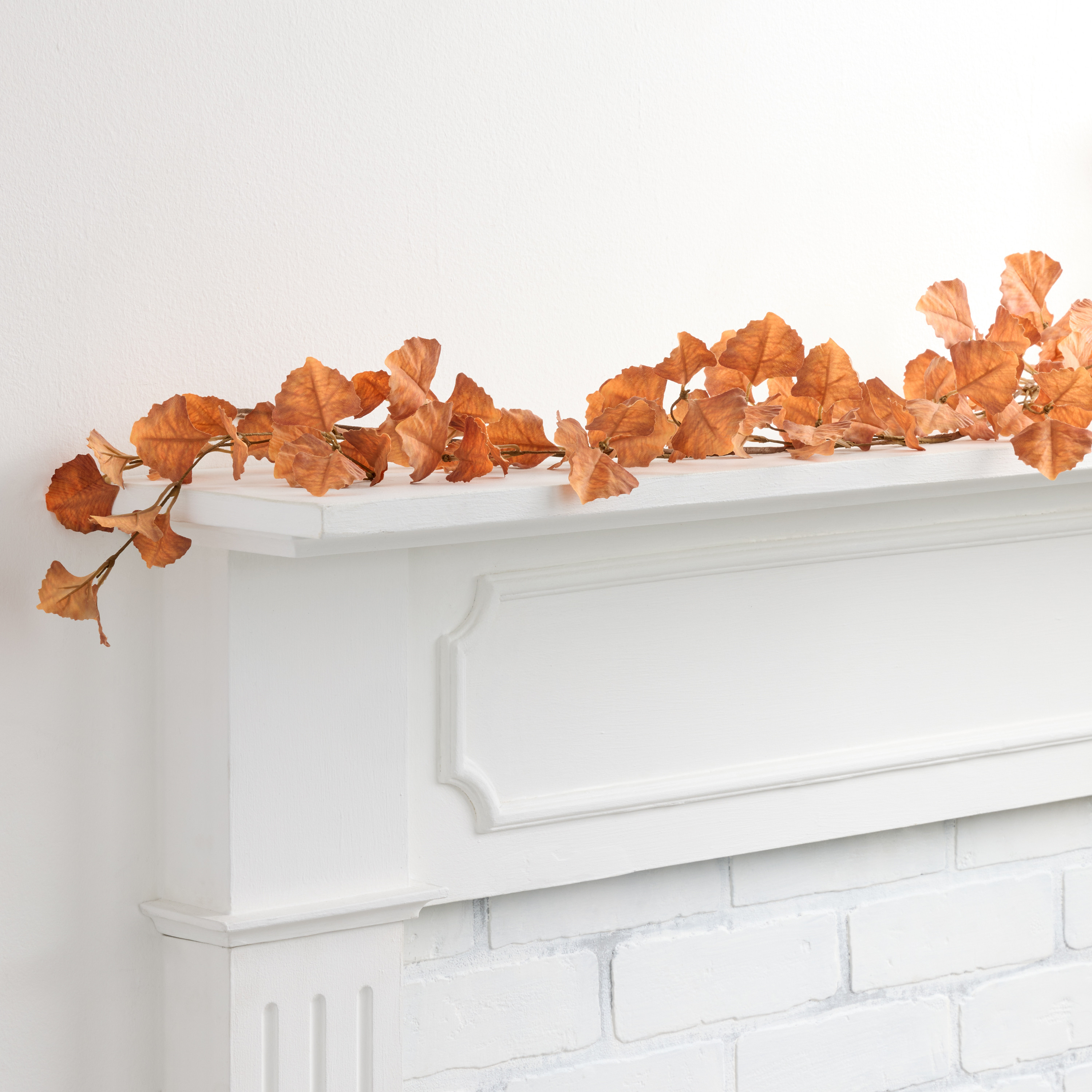 Amber Faux Ginkgo Leaf Garland | World Market