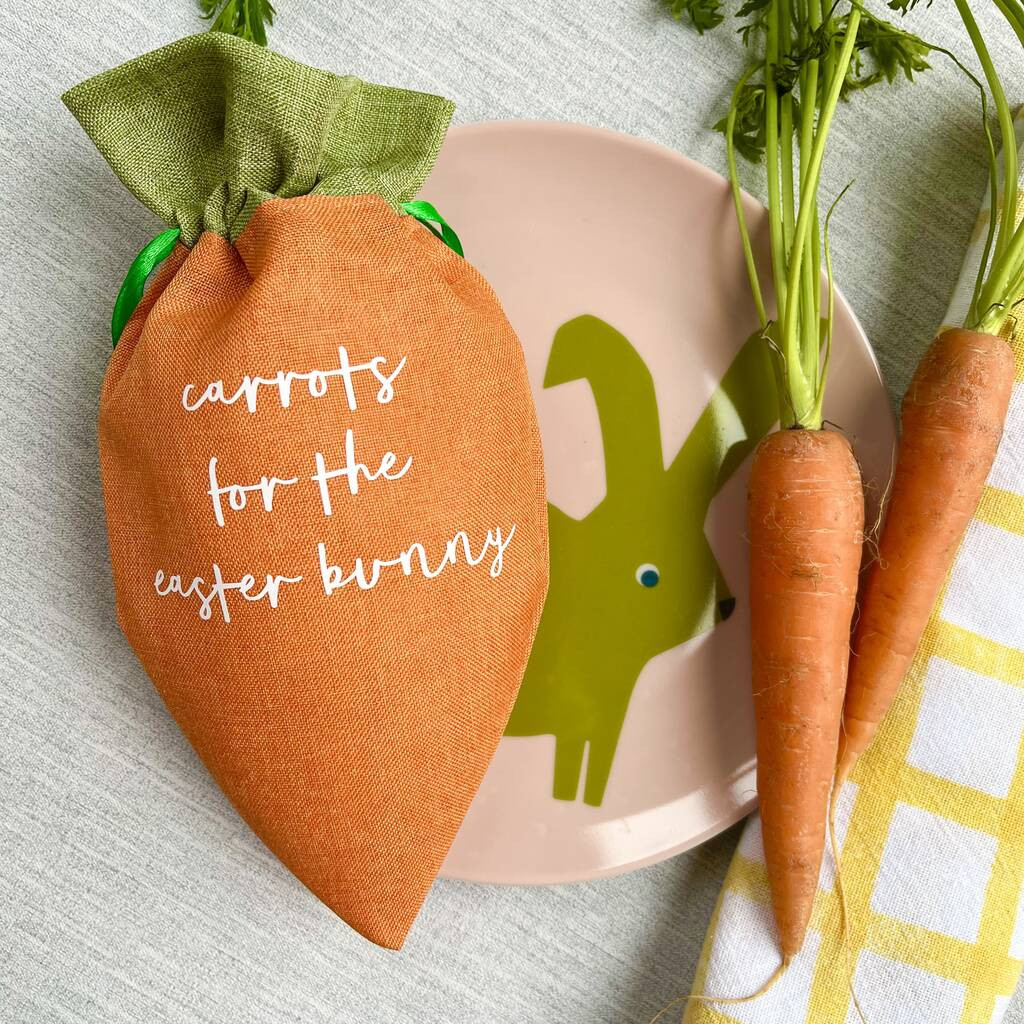 Carrots For The Easter Bunny Carrot Bag | Not On The High Street