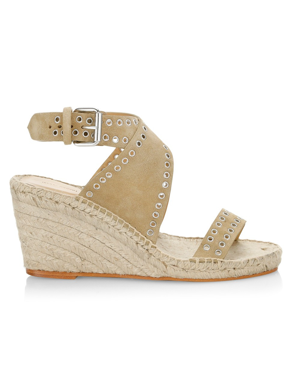 Women's Iriane Suede Wedge Espadrilles - Beige - Size 5 | Saks Fifth Avenue
