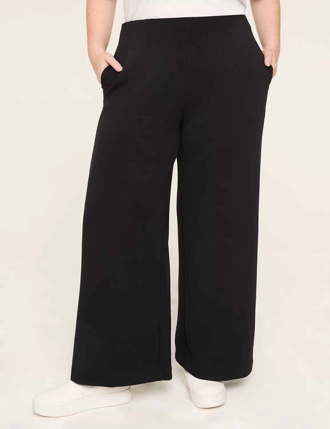 Journey Knit High-Rise Wide Leg Pant | Lane Bryant (US)