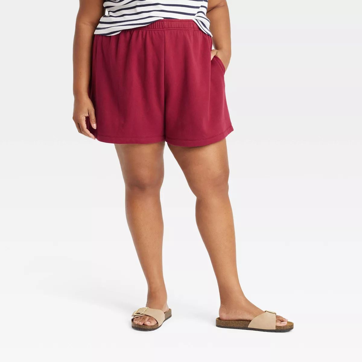 Women's Leisure Studio Mid-Thigh Fleece Shorts - Universal Thread™ | Target