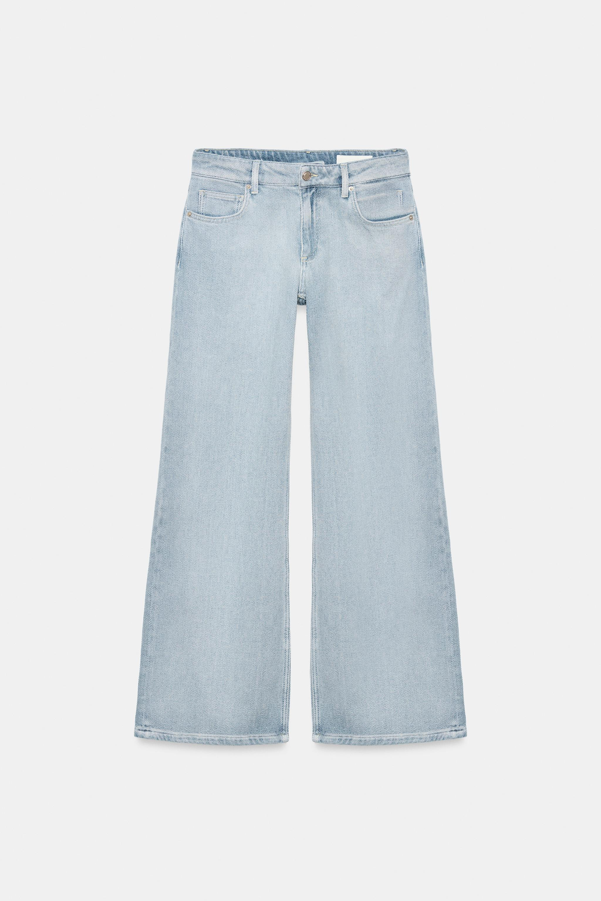 ZW COLLECTION WIDE LEG JEANS MIT NIEDRIGEM BUND | Zara DE