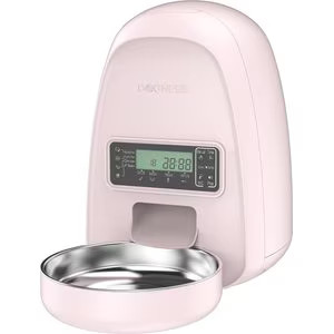 DOGNESS Mini Programmable Automatic Dog & Cat Feeder, Pink - Chewy.com | Chewy.com