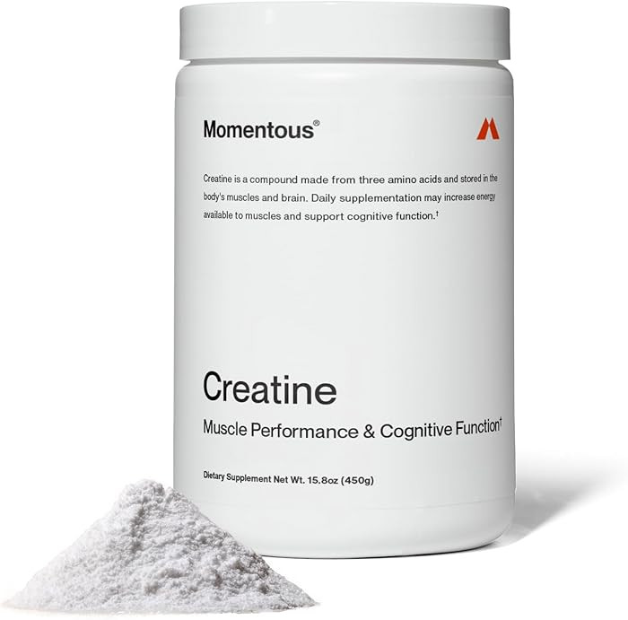 Momentous Creatine Monohydrate Powder - Creapure Creatine Powder - Supports Strength, Lean Muscle... | Amazon (US)