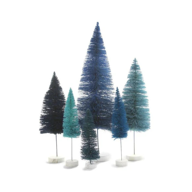 Shades of Blue Bottle Brush Trees | Cailini Coastal