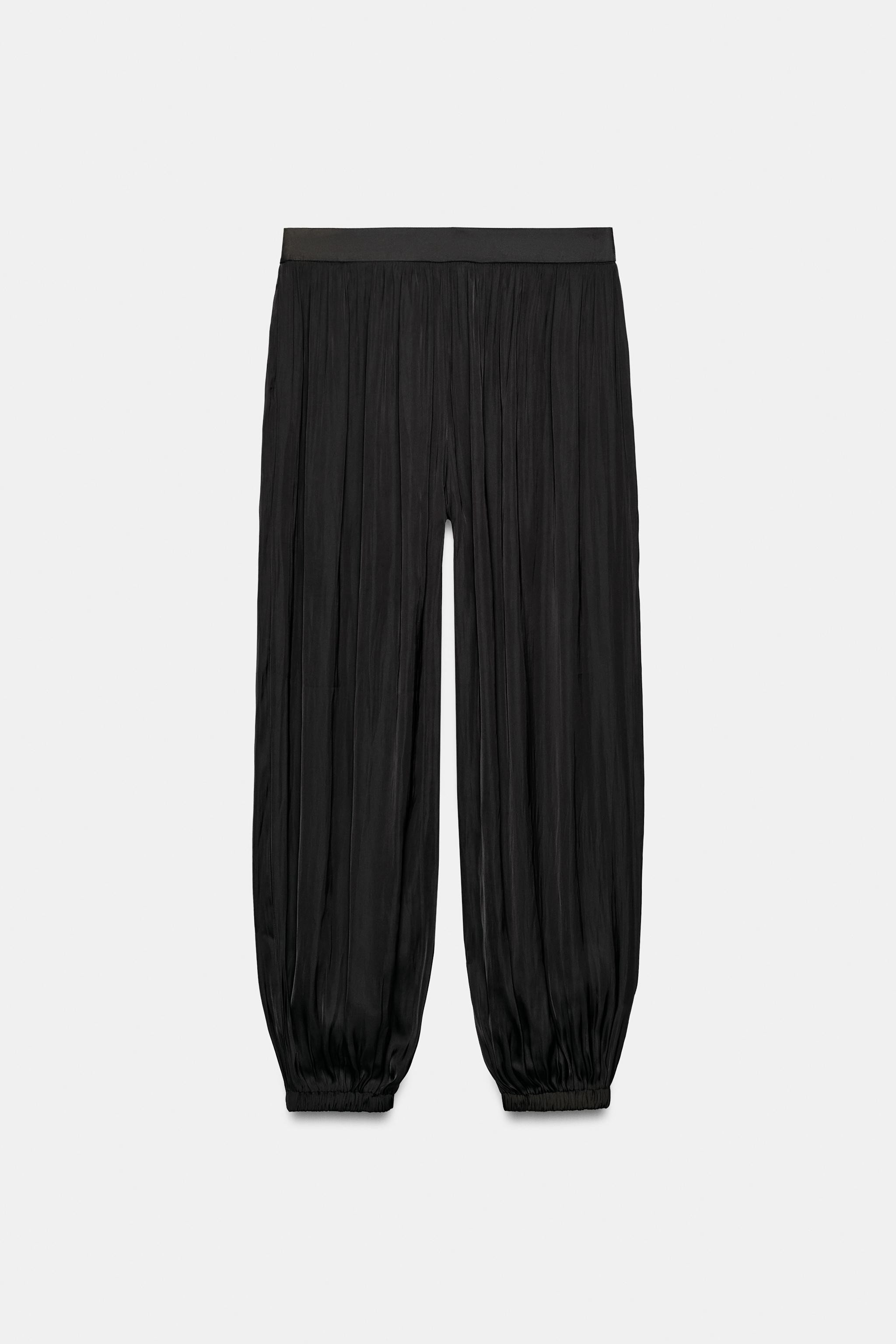 CUFFED WIDE LEG PANTS | Zara US