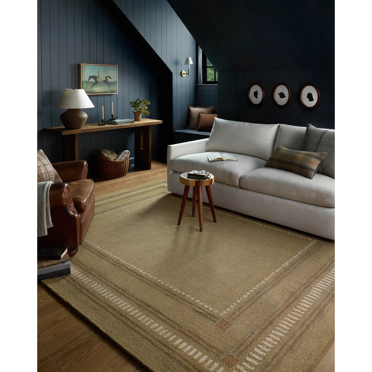 Chris Loves Julia x Loloi Alfie Green / Natural Area Rug | Wayfair North America