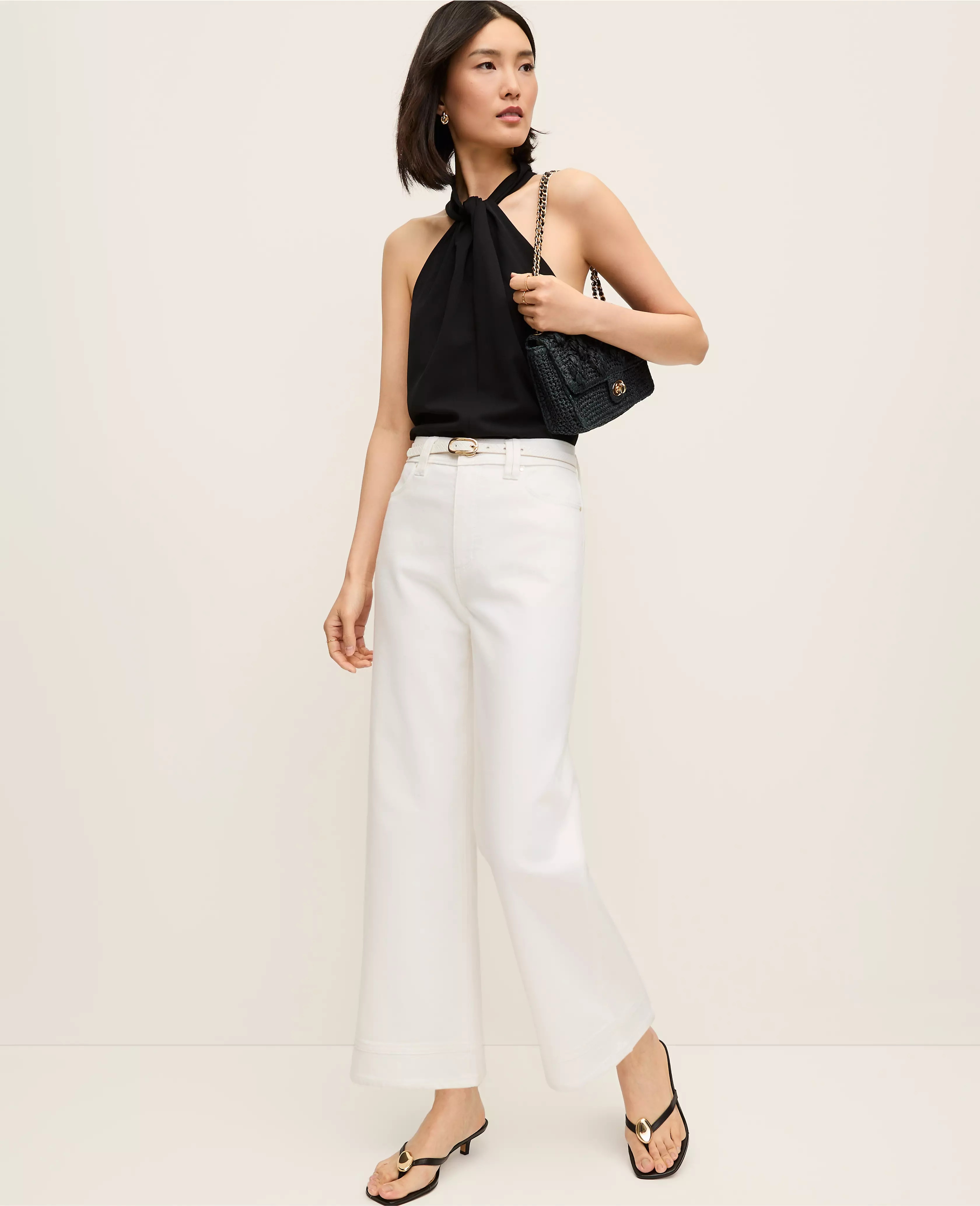 The Wide-Leg Crop Jean | Ann Taylor