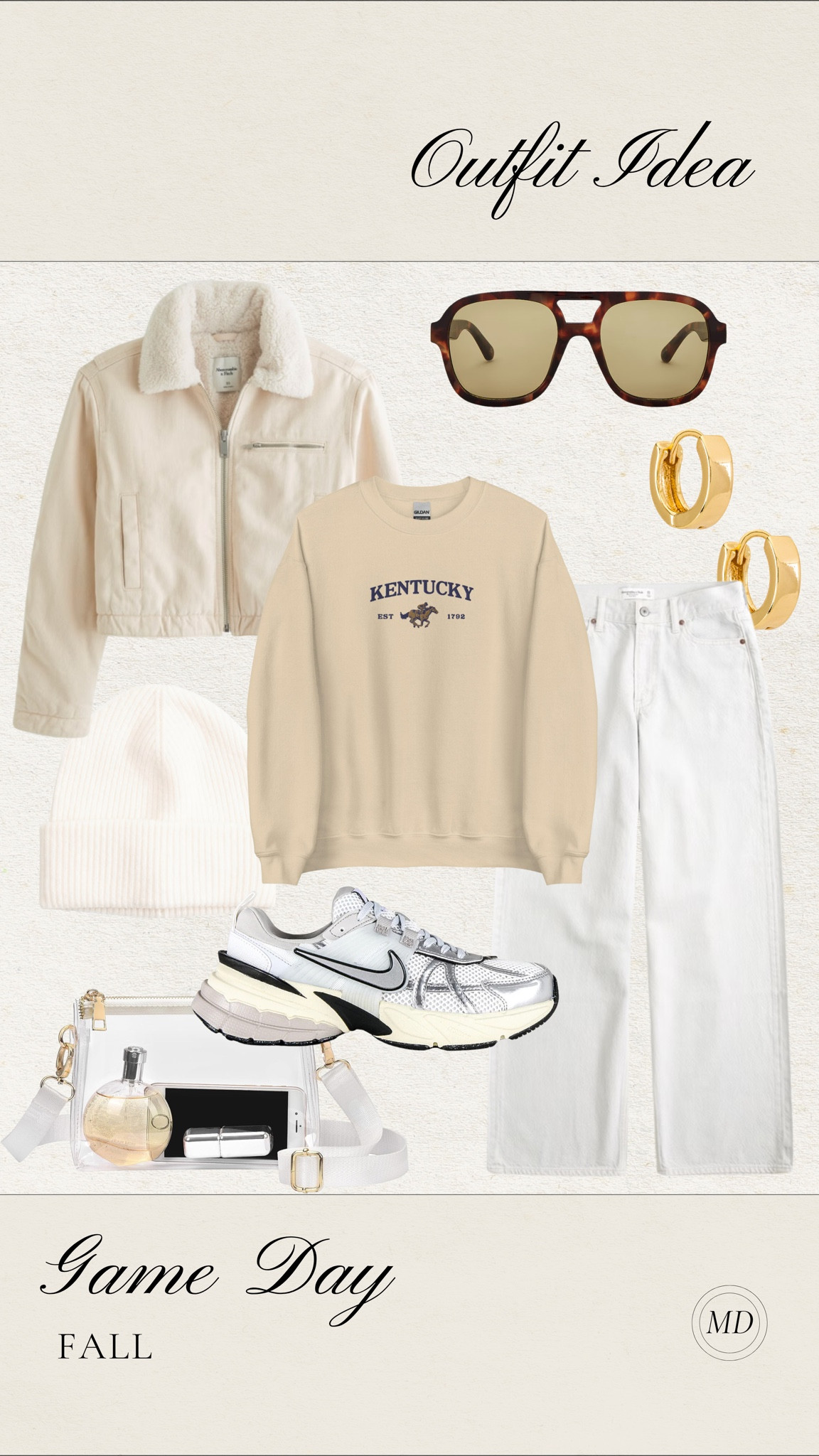 For my neutral, subtle game day girlies! I love this neutral game day outfit. 

Football season, game day style, casual style, fall outfits 

#LTKFindsUnder50 #LTKFindsUnder100 #LTKSeasonal