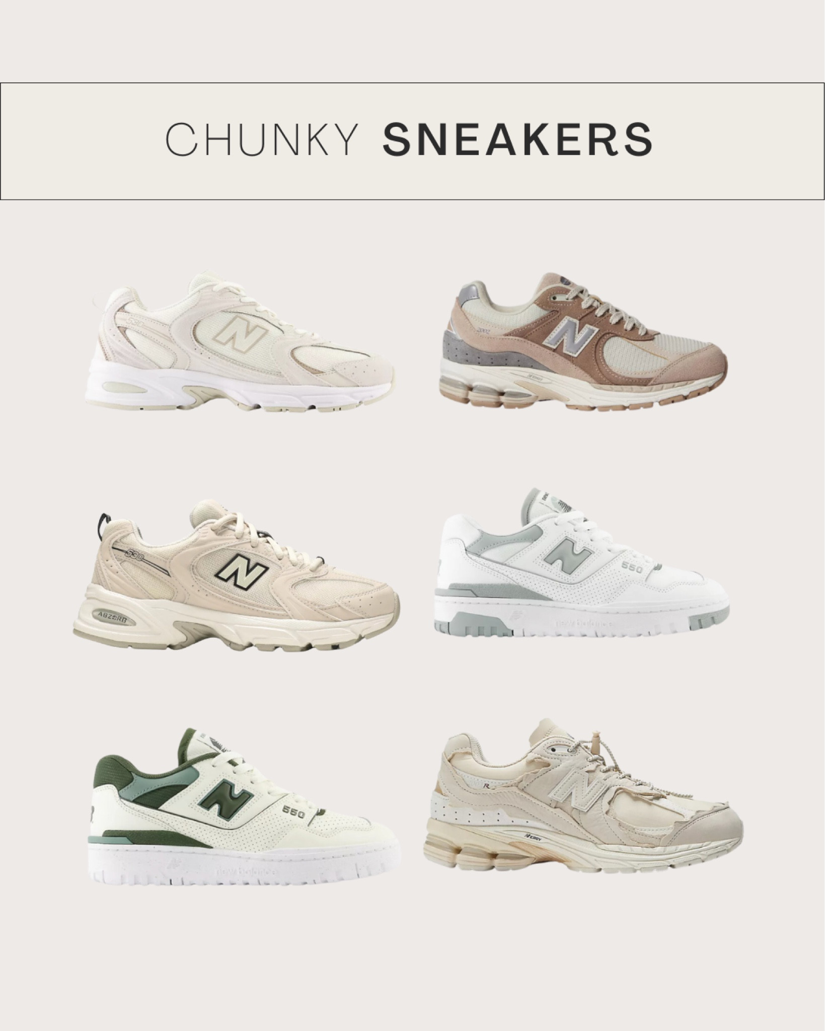 Fav chunky sneakers for fall and winter  

#LTKfindsunder100 #LTKshoecrush #LTKGiftGuide