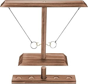 Hook and Ring Game Handmade Wooden Toss Game for and Adults, Outdoor Indoor Games,Patio Decor,Yar... | Amazon (US)