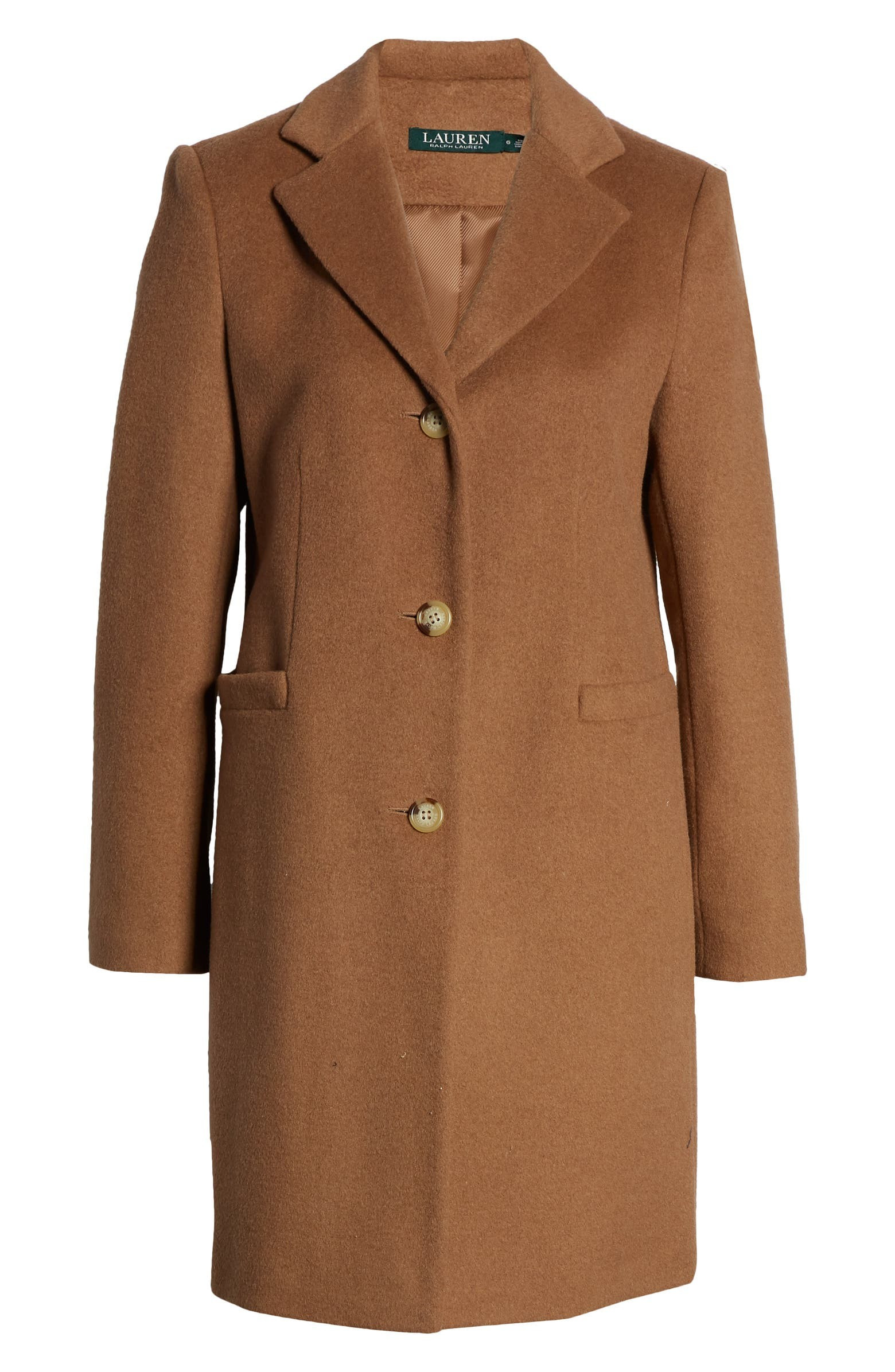 Wool Blend Reefer Coat | Nordstrom