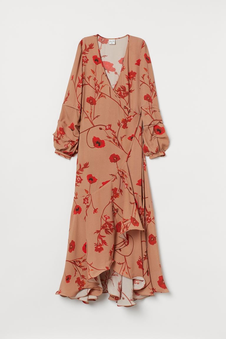 Crêped Wrap-front Dress | H&M (US + CA)