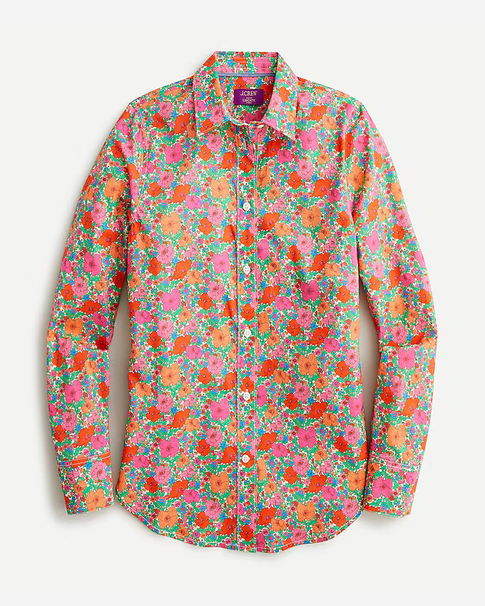 Slim-fit shirt in Liberty® Meadow Song fabric | J. Crew US