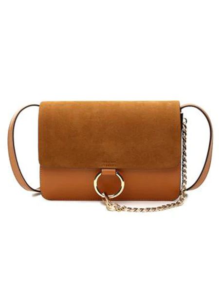 'Anja' Faux Suede Leather Cross Body Bag | Goodnight Macaroon