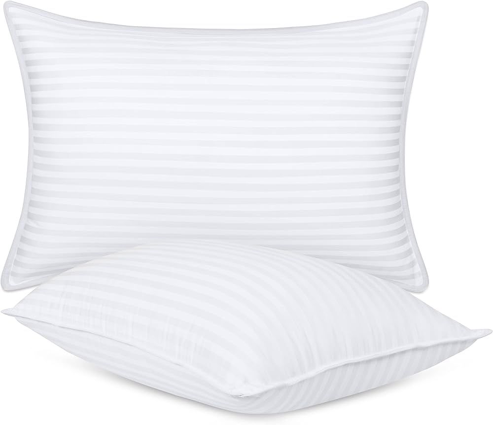 Utopia Bedding Bed Pillows Standard Size Set of 2 (White), Premium Cotton Blend Cooling Hotel Qua... | Amazon (US)