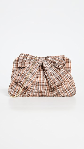 Rayne Pleated Frame Clutch with Bow | Shopbop