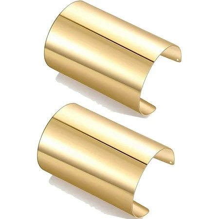 2-8 Pcs Cuff Bangle Bracelet for Women Open Wide Wire Bracelets Gold Wrist Cuff Wrap Bracelet Adjust | Walmart (US)