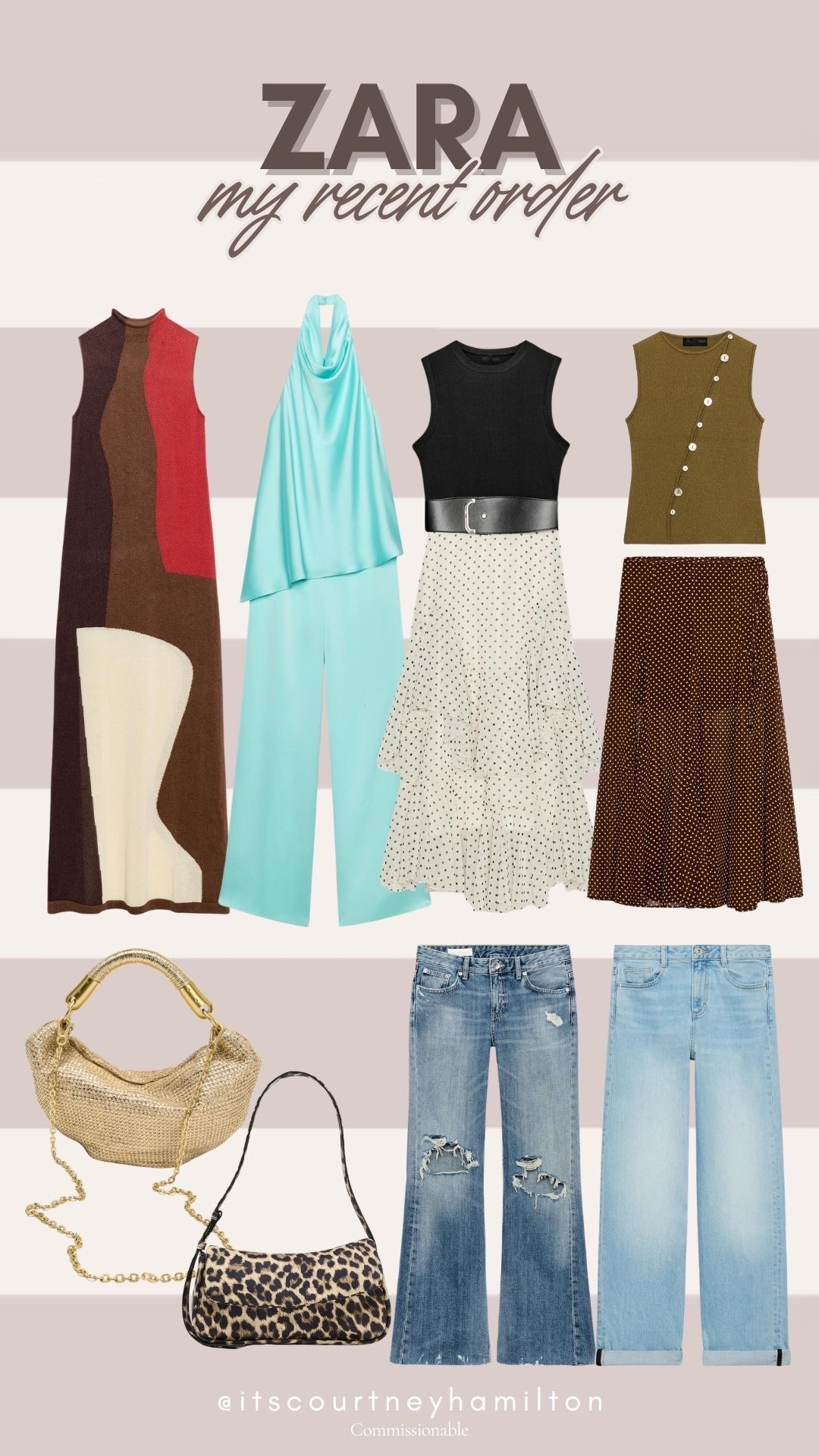 My recent ZARA order!! I ordered a 12 in the jeans, a Large in everything, and an XL in the blue jumpsuit!

Summer fashion, fall fashion, watchnow, finds under 100, Courtney Hamilton

#LTKSeasonal #LTKootd #LTKSaleAlert
