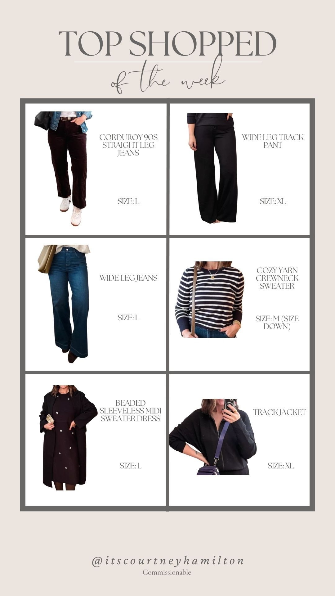 Top Shopped of the week!!

top sellers, spanx, sale alert, denim, pants, walmart, walmart fashion, loungewear, casual outfit, sweater, courtney hamilton 

 #LTKSeasonal #LTKSaleAlert #LTKFindsUnder100